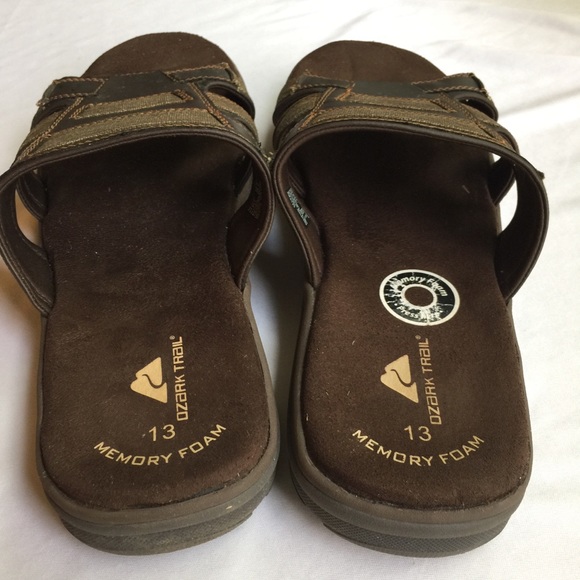 ozark trail memory foam sandals